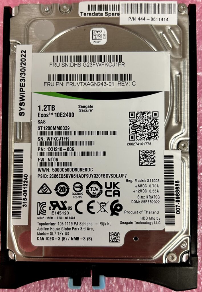 Teradata 1.2TB HDD